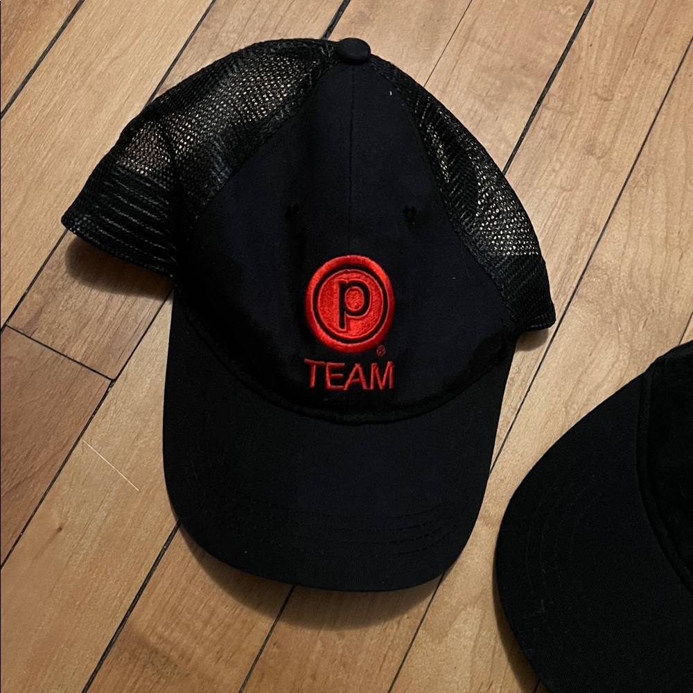 Black Caps with Red Logo - Picture 2 of 5